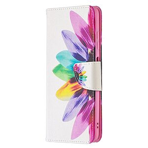 Θήκη Xiaomi Poco X3 NFC / X3 Pro OEM Colorful Petals με βάση στήριξης, υποδοχές καρτών και μαγνητικό κούμπωμα Flip Wallet από συνθετικό δέρμα και TPU - Image 3