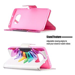 Θήκη Xiaomi Poco X3 NFC / X3 Pro OEM Colorful Petals με βάση στήριξης, υποδοχές καρτών και μαγνητικό κούμπωμα Flip Wallet από συνθετικό δέρμα και TPU - Image 5