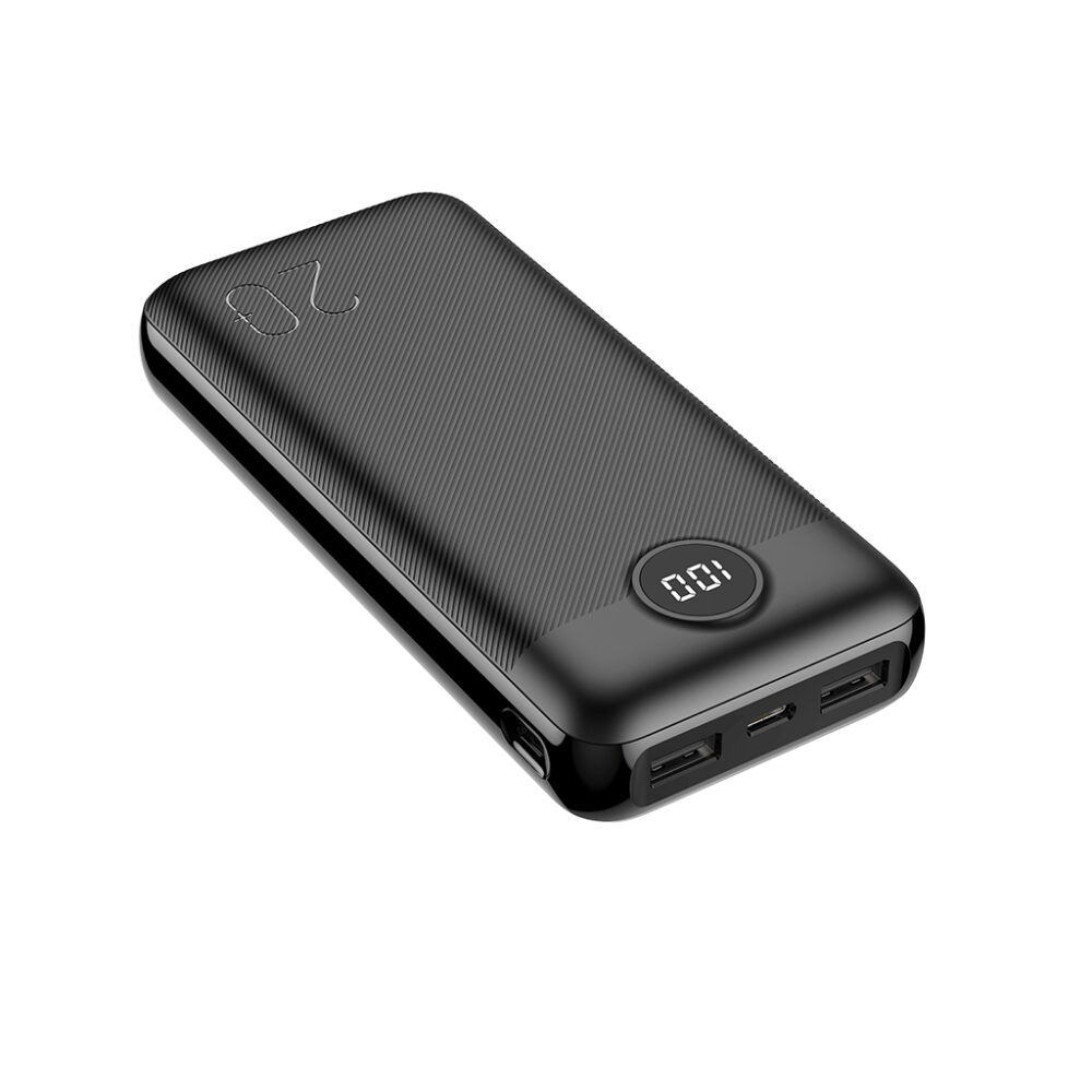 Power Bank VEGER VP2039 Ultra Compact 5V 2A με δύο έξοδους USB με LCD display ενδείξεων ακριβείας 10000 mah μαύρο Power Bank VEGER VP2039 Ultra Compact 5V 2A με δύο έξοδους USB με LCD display ενδείξεων ακριβείας 10000 mah μαύρο