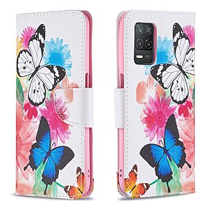 Θήκη Realme 8 5G OEM Vivid Butterflies με βάση στήριξης