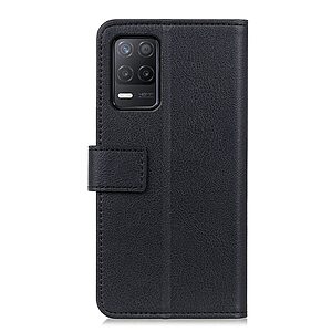 Θήκη Realme 8 5G OEM Leather Wallet Case με βάση στήριξης, υποδοχές καρτών και μαγνητικό Back κούμπωμα Flip Wallet από συνθετικό δέρμα μαύρο - Image 4