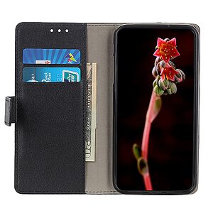 Θήκη Realme 8 5G OEM Leather Wallet Case με βάση στήριξης, υποδοχές καρτών και μαγνητικό Back κούμπωμα Flip Wallet από συνθετικό δέρμα μαύρο - Image 5