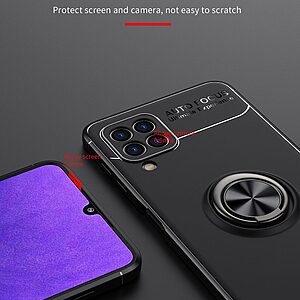 Θήκη Samsung Galaxy A22 4G OEM Magnetic Ring Kickstand / Μαγνητικό δαχτυλίδι / Βάση στήριξης TPU κόκκινο - Image 5