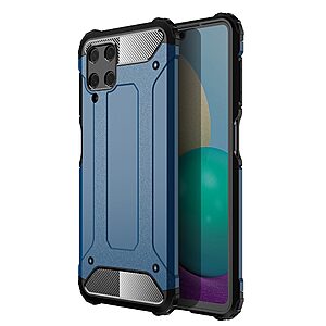 Θήκη Samsung Galaxy A22 4G OEM Armor Guard Hybrid Πλάτη από σκληρό πλαστικό και TPU μπλε