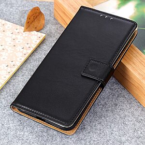 Θήκη Samsung Galaxy A22 5G Mad Mask Leather Wallet Case με βάση στήριξης, υποδοχές καρτών και μαγνητικό κούμπωμα Flip Wallet από συνθετικό δέρμα μαύρο - Image 5