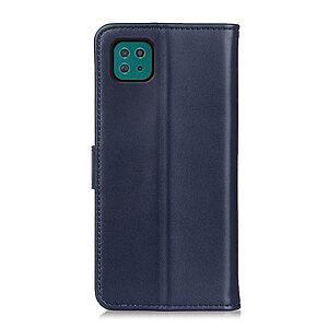 Θήκη Samsung Galaxy A22 5G Mad Mask Leather Wallet Case με βάση στήριξης, υποδοχές καρτών και μαγνητικό κούμπωμα Flip Wallet από συνθετικό δέρμα μπλε - Image 4