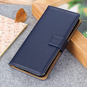 Θήκη Samsung Galaxy A22 5G Mad Mask Leather Wallet Case με βάση στήριξης, υποδοχές καρτών και μαγνητικό κούμπωμα Flip Wallet από συνθετικό δέρμα μπλε - Image 5