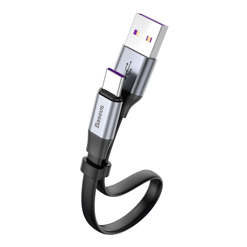 kalodio-baseus-usb-σε-type-c-quick-charge-3-0-23cm-gkri-1 Καλώδιο Baseus USB σε Type-C Quick Charge 3.0 23cm γκρι