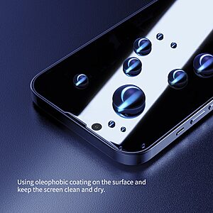 NiLLkin Amazing Anti Privacy - Spy για iPhone 13 Pro Max / iPhone 14 Plus (Πλήρης Κάλυψη) Αντιχαρακτικό γυαλί Tempered Glass 9H – 0.33mm μαύρο - Image 4