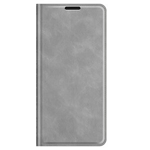 Θήκη iPhone 13 Mad Mask Leather Wallet Case V2 με βάση στήριξης, υποδοχές καρτών και εσωτερικό μαγνητικό κούμπωμα Flip Wallet από συνθετικό δέρμα γκρι - Image 5