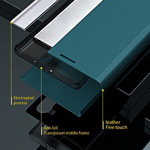 Θήκη iPhone 13 mini New Design Leather Stand Cover από συνθετικό δέρμα ροζ - Image 4