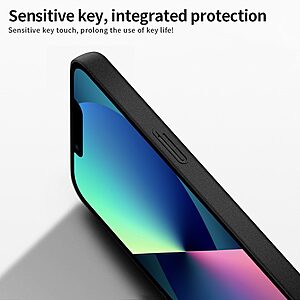 Θήκη iPhone 13 MOFI Shield Slim Series Πλάτη από σκληρό πλαστικό μπλε - Image 3
