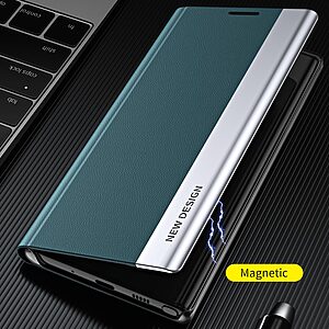 Θήκη iPhone 13 Pro New Design Leather Stand Cover από συνθετικό δέρμα κόκκινο - Image 3