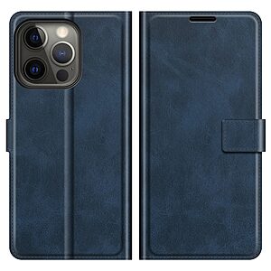 Θήκη iPhone 13 Pro OEM Leather Wallet Case V2 με βάση στήριξης