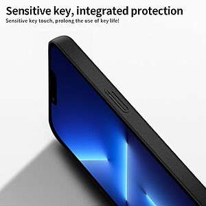 Θήκη iPhone 13 Pro MOFI Shield Slim Series Πλάτη από σκληρό πλαστικό κόκκινο - Image 3