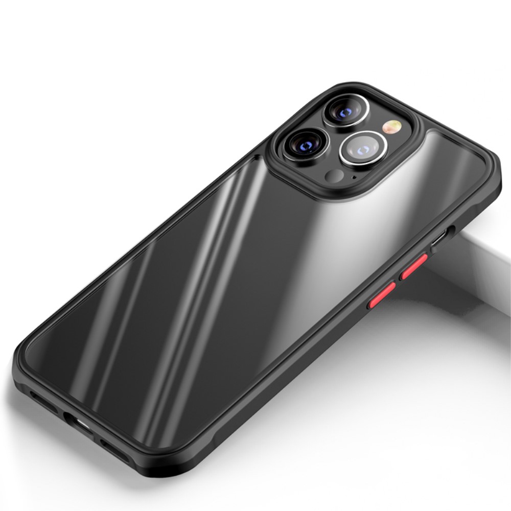 Θήκη iPhone 13 Pro OEM Sockproof ανθεκτική και ελαφριά με διάφανη Πλάτη και ενισχυμένες γωνίες TPU μαύρο