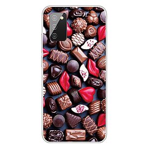 Θήκη Samsung Galaxy A03s OEM σχέδιο Chocolate Candies Πλάτη TPU
