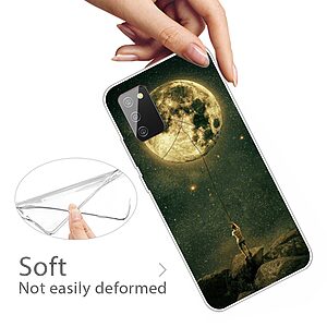 Θήκη Samsung Galaxy A03s OEM σχέδιο Catching the Moon Πλάτη TPU - Image 3