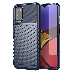 Θήκη Samsung Galaxy A03s OEM Thunder Series Πλάτη από ενισχυμένο TPU μπλε