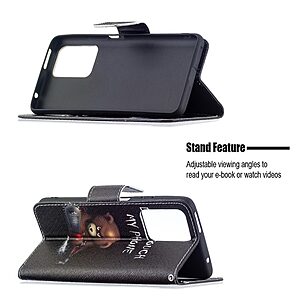 Θήκη Xiaomi 11T / 11T Pro OEM Angry bear with chainsaw με βάση στήριξης, υποδοχές καρτών και μαγνητικό κούμπωμα Flip Wallet από συνθετικό δέρμα και TPU - Image 4