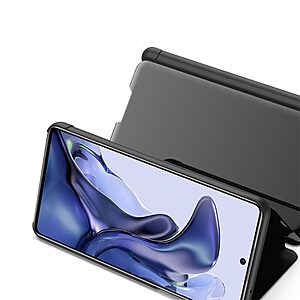 Θήκη Xiaomi 11T / 11T Pro OEM Mirror Surface Series Flip Window δερματίνη μωβ - Image 4