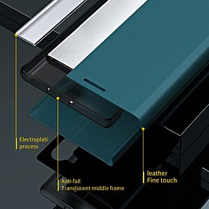 Θήκη Xiaomi 11T / 11T Pro New Design Leather Stand Cover από συνθετικό δέρμα ροζ - Image 4