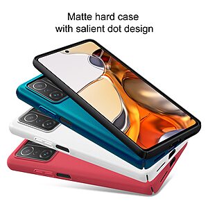 Θήκη Xiaomi 11T / 11T Pro NiLLkin Super Frosted Shield Series Πλάτη από Premium σκληρό πλαστικό μαύρο - Image 3