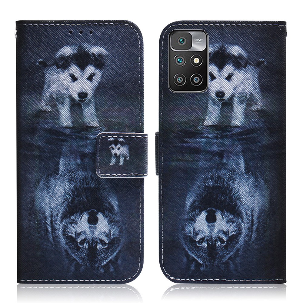 Θήκη Xiaomi Redmi 10 OEM Dog Reflection με βάση στήριξης Θήκη Xiaomi Redmi 10 OEM Dog Reflection με βάση στήριξης