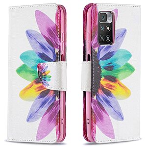 Θήκη Xiaomi Redmi 10 OEM Colorful Petals με βάση στήριξης