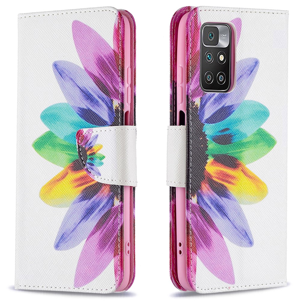 Θήκη Xiaomi Redmi 10 OEM Colorful Petals με βάση στήριξης