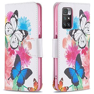 Θήκη Xiaomi Redmi 10 OEM Vivid Butterflies με βάση στήριξης