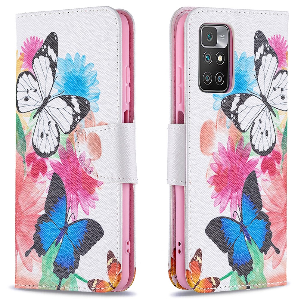 Θήκη Xiaomi Redmi 10 OEM Vivid Butterflies με βάση στήριξης Θήκη Xiaomi Redmi 10 OEM Vivid Butterflies με βάση στήριξης