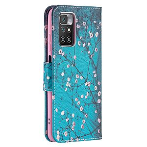 Θήκη Xiaomi Redmi 10 / Redmi 10 (2022) OEM Wintersweet με βάση στήριξης, υποδοχές καρτών και μαγνητικό κούμπωμα Flip Wallet από συνθετικό δέρμα και TPU - Image 5