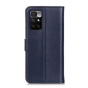 Θήκη Xiaomi Redmi 10 / Redmi 10 (2022) Mad Mask Leather Wallet Case με βάση στήριξης, υποδοχές καρτών και μαγνητικό κούμπωμα Flip Wallet από συνθετικό δέρμα μπλε - Image 3