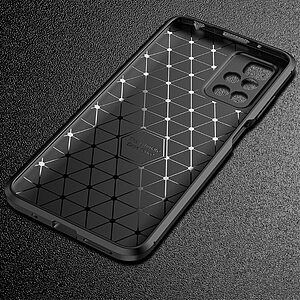 Θήκη Xiaomi Redmi 10 / Redmi 10 (2022) OEM Beetle Series Carbon Fiber Πλάτη TPU μαύρο - Image 4