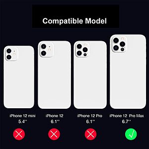 Αντιχαρακτικό γυαλί κάμερας ENKEY HAT-PRINCE για iPhone 12 Pro Max Tempered Glass Camera lens 9H - Image 5