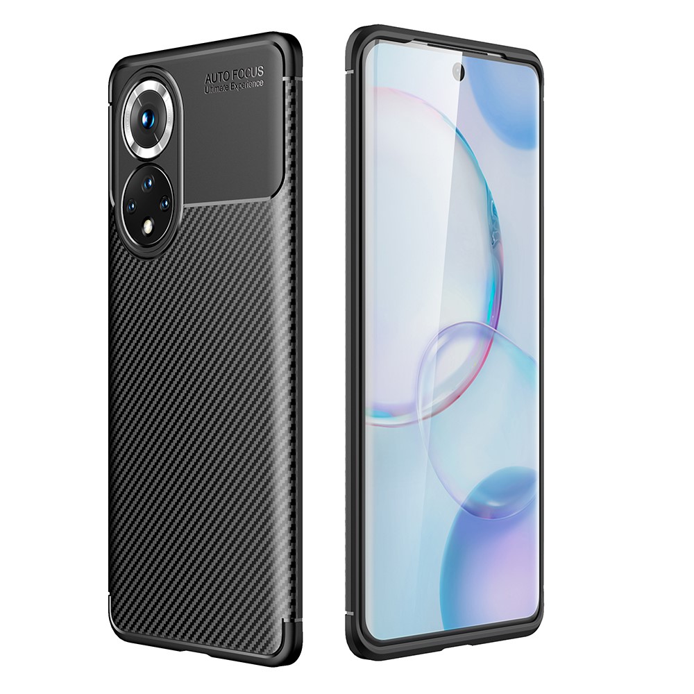 Θήκη Huawei Nova 9 / Honor 50 OEM Beetle Series Carbon Fiber Πλάτη TPU μαύρο
