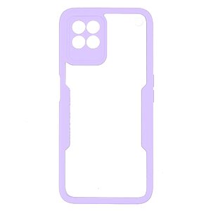 Θήκη Realme 8i OEM Full Cover Case 360° με Screen Protector και TPU Frame μωβ - Image 3