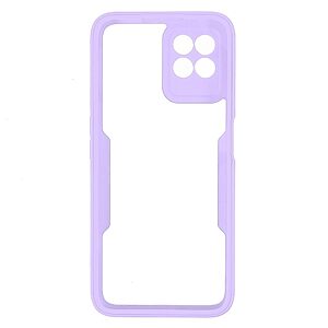 Θήκη Realme 8i OEM Full Cover Case 360° με Screen Protector και TPU Frame μωβ - Image 4