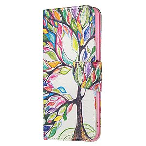 υποδοχές καρτών και μαγνητικό κούμπωμα Flip Wallet από συνθετικό δέρμα και TPU