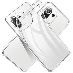 Θήκη Xiaomi Mi 11 Lite / Mi 11 Lite 5G OEM Silicone Sockproof V2 Transparent Πλάτη TPU - Image 3