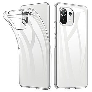 Θήκη Xiaomi Mi 11 Lite / Mi 11 Lite 5G OEM Silicone Sockproof V2 Transparent Πλάτη TPU