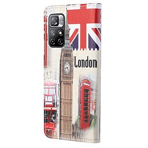 Θήκη Xiaomi Poco M4 Pro 5G OEM Big Ben με βάση στήριξης, υποδοχές καρτών και μαγνητικό κούμπωμα Flip Wallet από συνθετικό δέρμα και TPU - Image 3