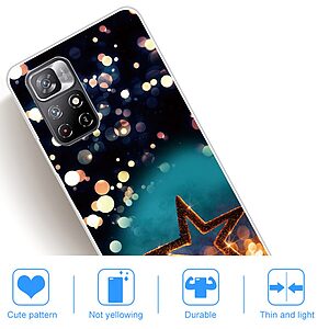 Θήκη Xiaomi Poco M4 Pro 5G OEM σχέδιο Purple Triangle Πλάτη TPU - Image 3