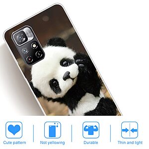 Θήκη Xiaomi Poco M4 Pro 5G OEM σχέδιο Panda Πλάτη TPU - Image 3