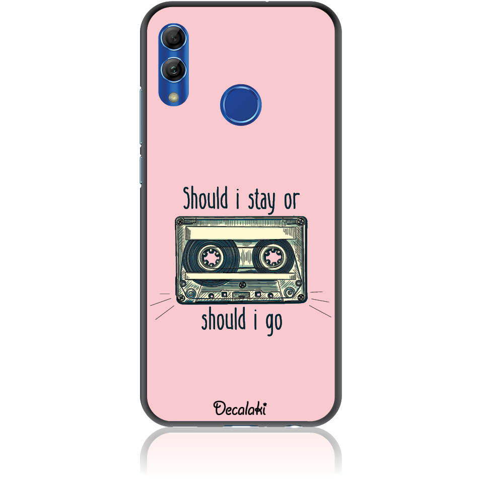 S50058HL10 Θήκη για Huawei P Smart (2019) / Honor 10 Lite Should i Stay or Should i Go - Image 1