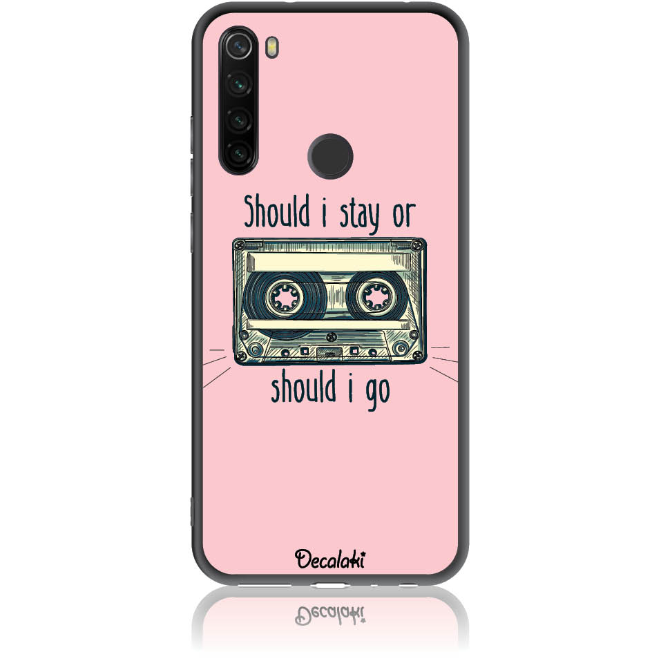 S50058RN8T Θήκη για Xiaomi Redmi Note 8T Should i Stay or Should i Go - Image 1