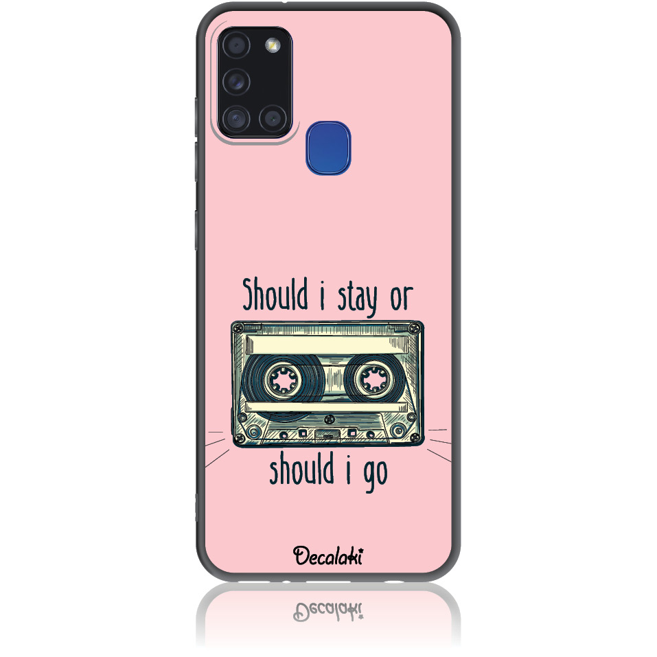 S50058SA21S Θήκη για Samsung Galaxy A21s Should i Stay or Should i Go - Image 1