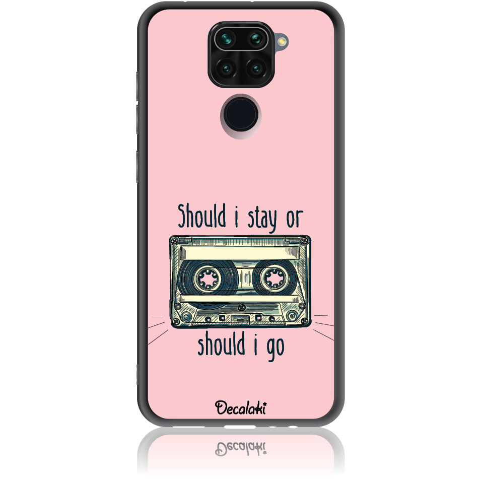 S50058XRN9 Θήκη για Xiaomi Redmi Note 9 Should i Stay or Should i Go - Image 1