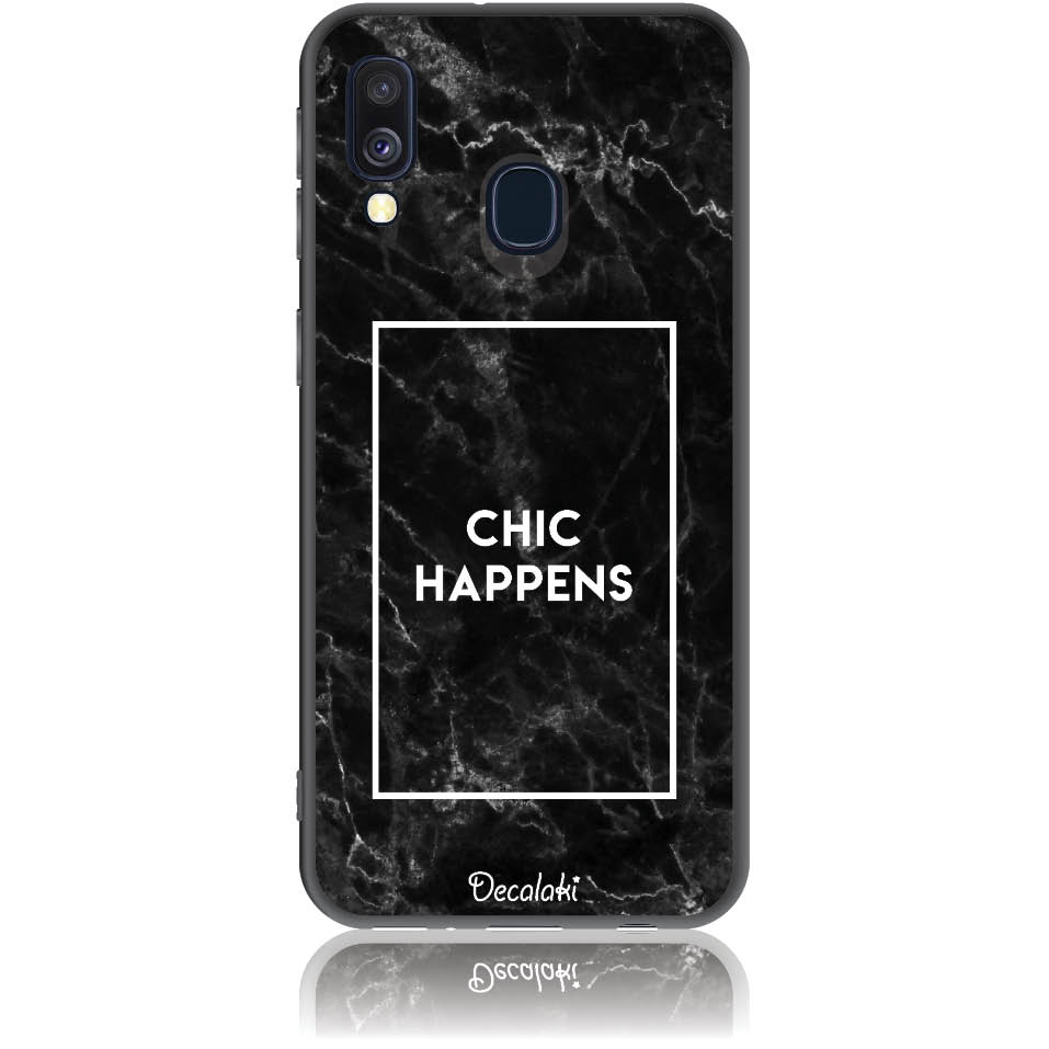 S50063SA40 Θήκη για Samsung Galaxy A40 Chic Happens - Image 1